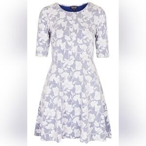 Topshop Floral Skater Dress